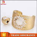 Cheap price accessories jewelry bangle wholesale flower shape India women bangle 18 K adjustable bracelet bangle